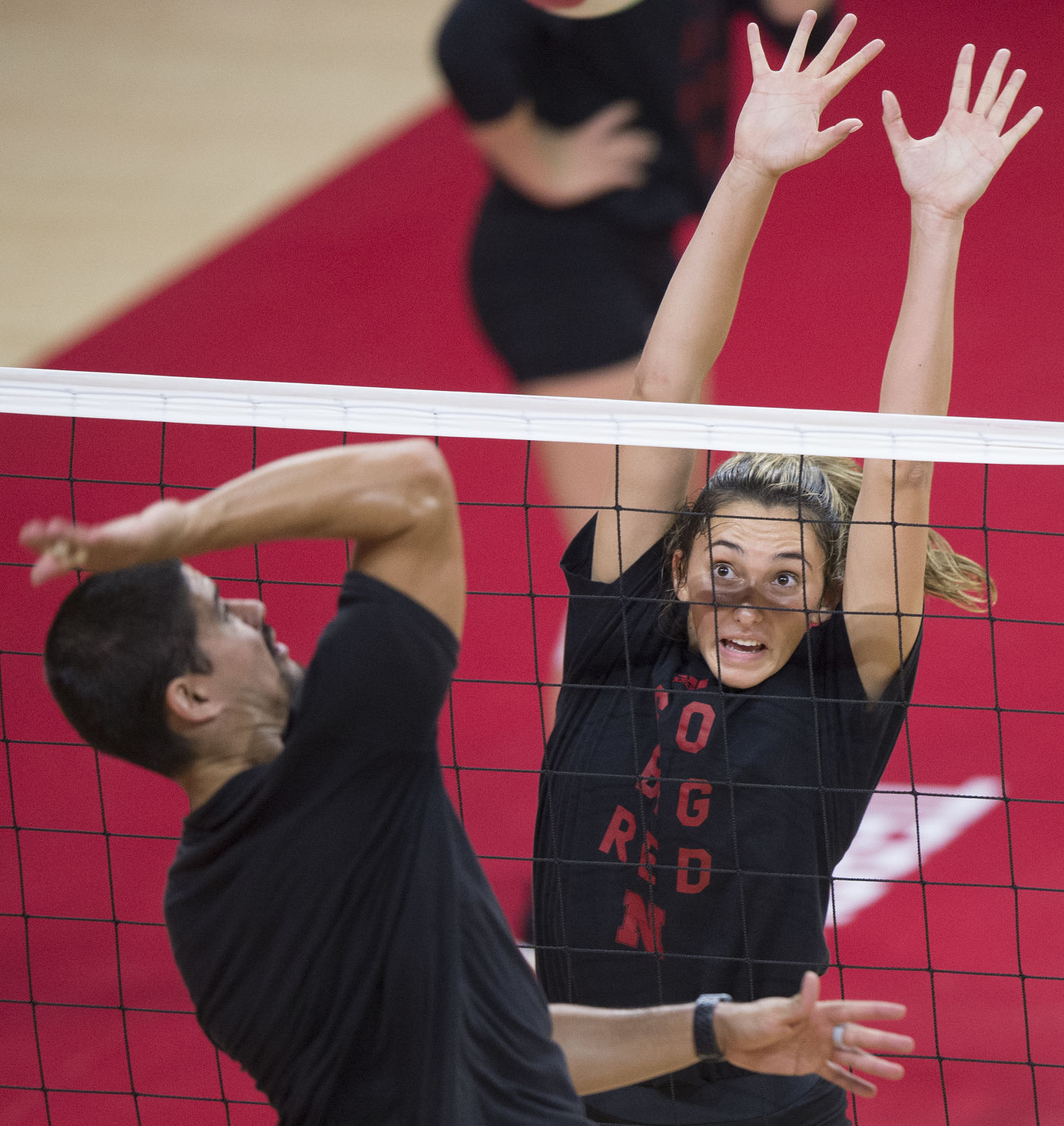 Nebraska Volleyball Practice, 8.10